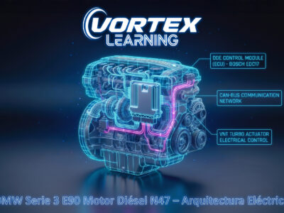 BMW Serie 3 E90 Motor Diésel N47 – Arquitectura Eléctrica
