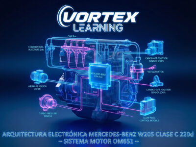 Arquitectura Electrónica Mercedes-Benz W205 Clase C 220d – Sistema Motor OM651