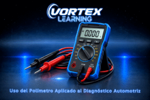 Diagnóstico automotriz con multímetro Vortex