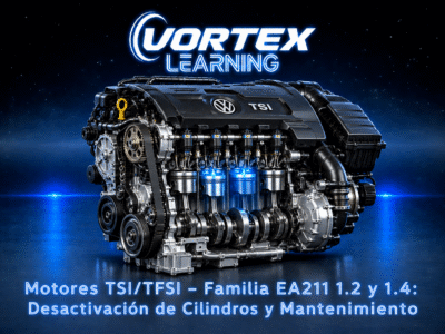 Motores TSI/TFSI – Familia EA211 1.2 y 1.4: Desactivación de Cilindros y Mantenimiento