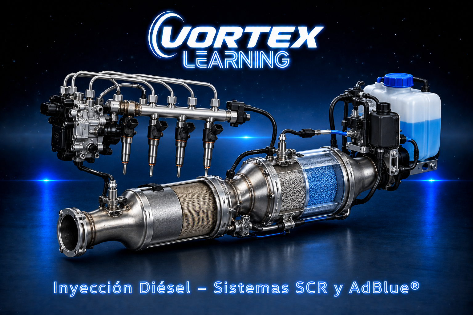 Sistema SCR y AdBlue en 3D